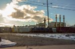 CSX 3GS21B Locomotive in the yard